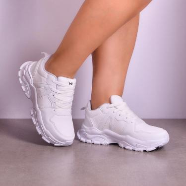 Imagem de Tenis Casual Feminino Plataforma Lançamento Confortável Tradicional-Feminino