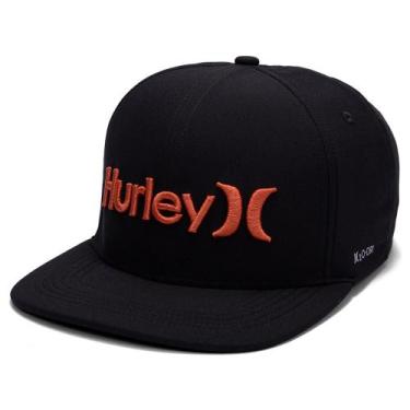 Imagem de Boné Hurley Aba Curva One Only SM26 Preto, Preto, Único