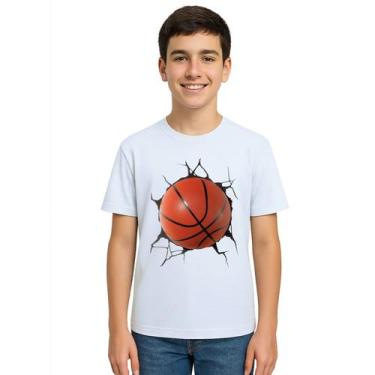 Imagem de Camiseta Basquete Bola Basketball Estampa Personalizada - Use P4, Bran