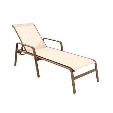 Imagem de Espreguiçadeira Aluminio E Tela Sling Para Piscina Jardim - Sarah Móve