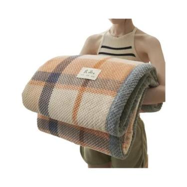 Imagem de Cobertor De Chenille Macio Tricotado, Lavável Na Máquina, Feito À Mão 