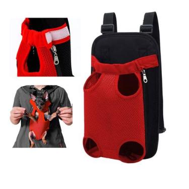 Imagem de Mochila Canguru Gato Pet Cao Cachorro Animal de Estimaçao Pequeno Port