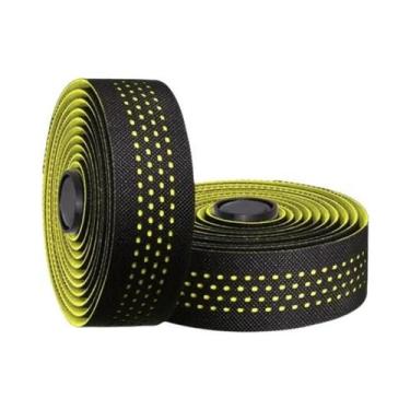 Imagem de Fita De Guidão De Bicicleta Em Couro PU De Duas Cores Com Espuma EVA, 