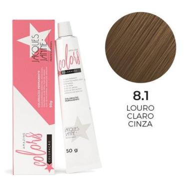 Imagem de Coloração Jacques Janine Amazing Colors 8.1 Louro Claro Cinza - J JANI