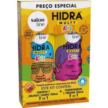 Imagem de Kit Salon Line Hidra Kids Shampoo + Condicionador 300ml - Multy