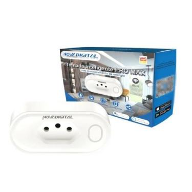 Imagem de Tomada inteligente novadigital 20a pro max medição de consumo de energ