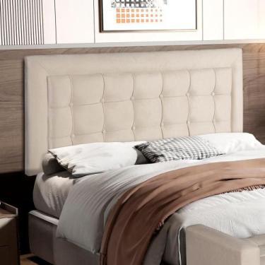 Imagem de Painel Cabeceira Estofada Mirk para Cama Casal 160 cm - Loja DoceLar, 