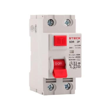 Imagem de Interruptor Diferencial Residual Steck 2P 25A Sensib.30Ma