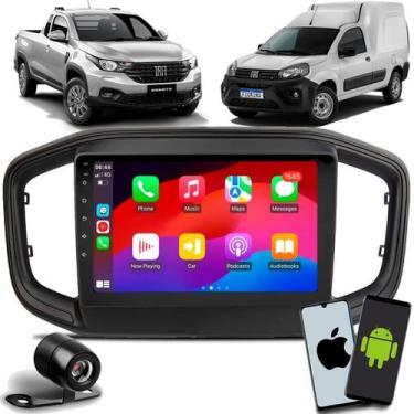 Imagem de Kit Central Multimídia 9 Polegadas Carplay Android Auto Sem Fio Strada