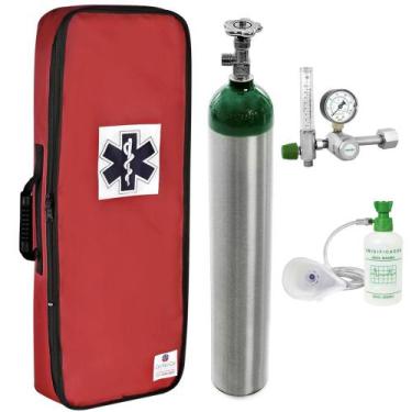 Imagem de Kit Oxigênio Centercor 5L Sem Carga Vermelho - Corcenter