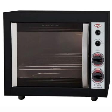 Imagem de Forno De Bancada Elétrico 46 Litros 127V - Layr Crystal Plus Advanced Black 