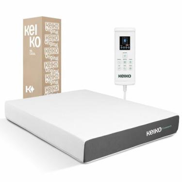 Imagem de Colchão D33 Connect Molas Massageador + Travesseiro Keiko - Keiko Colc
