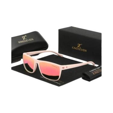 Imagem de Óculos De Sol Polarizados UV400 Com Lentes Espelhadas Arco-Íris Para M