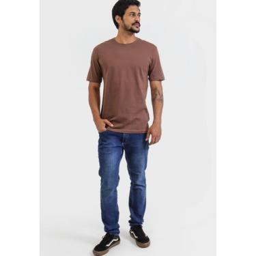 Imagem de Camiseta Básica Masculina Reforçada Ombro a Ombro Algodão - Techmalhas