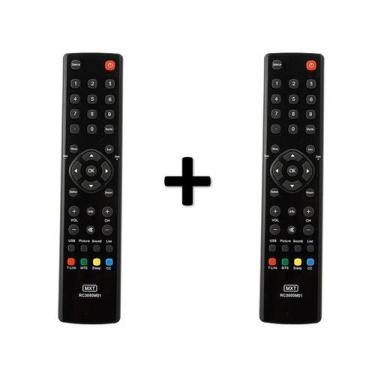 Imagem de Kit 2 Controle Remoto Compatível Para Tv Philco LCD/LED. LE-7988