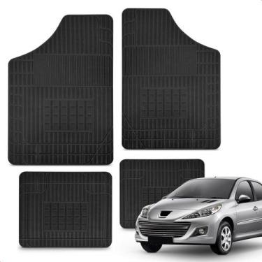 Imagem de Jogo Tapete 100% Borracha Peugeot 207 2008 a 2014 Impermeável Antiderr
