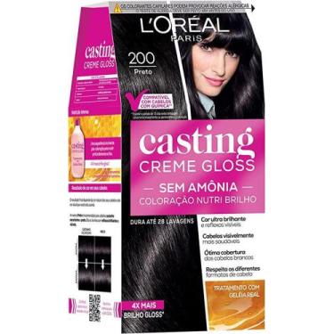 Imagem de Tintura L'oreal Casting Creme Gloss 200 Preto