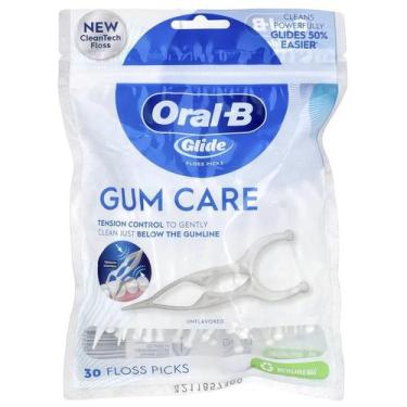 Imagem de Oral-B Glide Palitos de Fio Dental Cuidado da Gengiva 30 Unidades