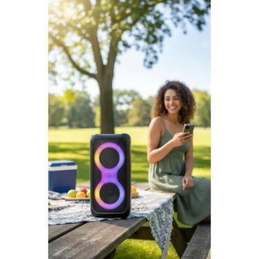 Imagem de Caixa Som Bluetooth Grande 10W FM USB Pendrive LED - Congratulations S
