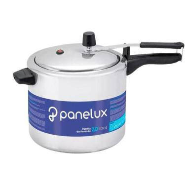 Imagem de Panela de Pressão Panelux Classic Polida 7 Litros Alumínio Cozimento R