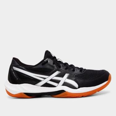 Imagem de Tênis Asics Gel Rocket 12 Feminino, Preto, Branco, 39