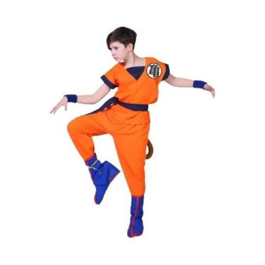 Imagem de Fantasia De Cosplay Son Goku Krillin Para Adultos E Crianças, Conjunto