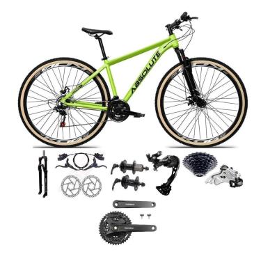Imagem de Bicicleta 29 Absolute Nero 5 Shimano Alívio-Altus 27v K7 Hidráulico Trava Pedivela Mt10...