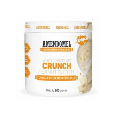 Imagem de Pasta de Amendoim - 500g Chocolate Branco Crocante - AmendomMel - Amen