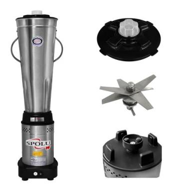 Imagem de Liquidificador Industrial Baixa Rotação Spolu 10 L Inox Bivolt