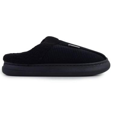 Imagem de Pantufa Masculina Europa Chinelo Filipe II Preta - 2006, Preto, 39/40