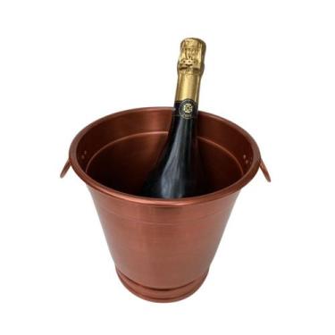 Imagem de Champanheira cervejeira balde alumínio cor Cobre 5 litros - Utensilios