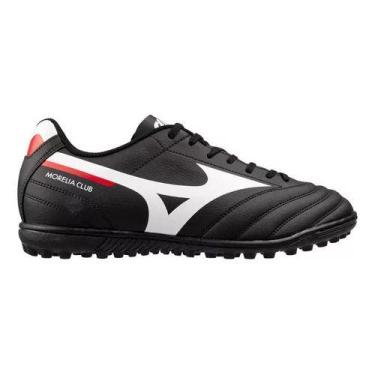 Imagem de Chuteira Society Mizuno Morelia Club As Preto Cod: 16116, Preto, 40 BR