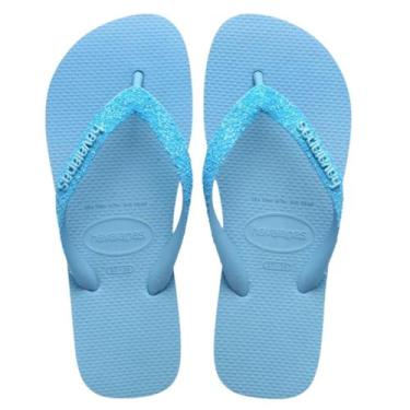 Imagem de Chinelo Havaianas Top Glitter Neon Cor:AZUL LAVANDATamanhos:37/38, Azu