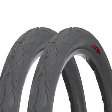 Imagem de Par Pneu Bicicleta Arisun Flame Aro 24X2.125 Balão Slick Largo Mtb