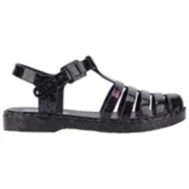 Imagem de Sandália Infantil Menina Barbie Grendene 22459 Preto, 26/27, Preto