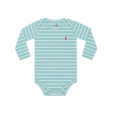 Imagem de Body bebê menina manga longa Kiko ref 9395, P, Azul