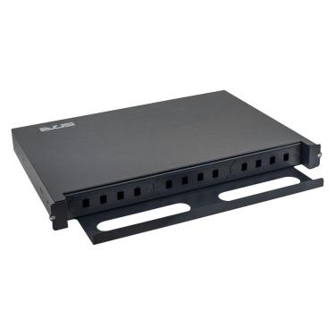 Imagem de Caixa DIO para Rack 19 EV-DIO12 12FO Organização de Componentes em Data Center Preto Evus