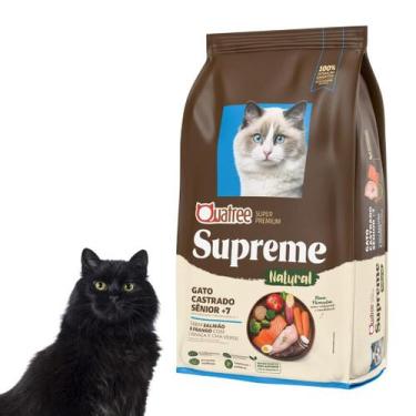 Imagem de Quatree Supreme Ração Para Gato Castrado Sênior de Salmão e Frango Pac