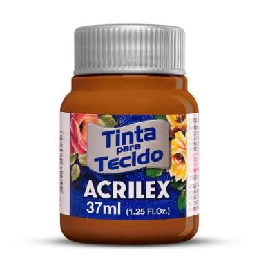 Imagem de Tinta de tecido 37ml Acrilex -Chocolate 814 Tinta de tecido 37ml Acril