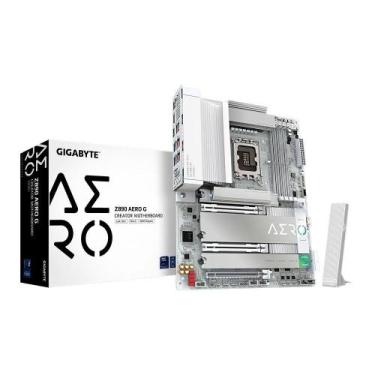 Imagem de Placa Mãe Gigabyte Z890 AERO G, Intel, ATX, DDR5, RGB, Wi-Fi 7, Blueto