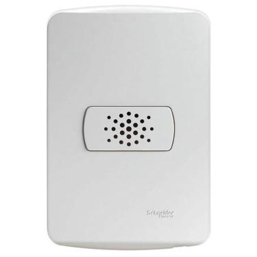 Imagem de Campainha Cigarra Miluz S3B66870 110V 70dB 16VA Termoplástico ABS-UV Branco Steck