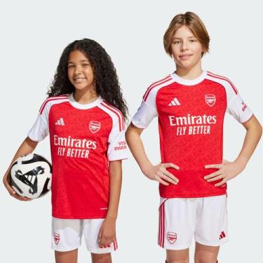 Imagem de Camisa Adidas Arsenal Home 2026 Juvenil, 8 ANOS