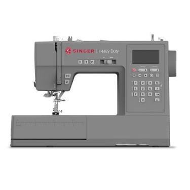 Imagem de Máquina de Costura Eletrônica Singer Heavy Duty HD6805 Bivolt Cinza, B