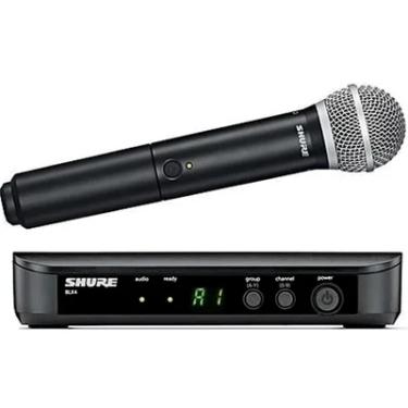 Imagem de Microfone De Mão Sem Fio Shure Blx24/pg58 Dinâmico