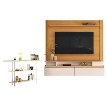 Imagem de Home Suspenso Astor Cinamomo Off White Com Aparador Infinity Off White
