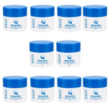 Imagem de 10x Creme Desodorante Regulateur Racco Potinho 1000 Antiodor