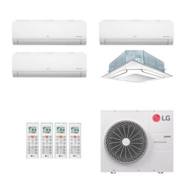 Imagem de Ar-Condicionado Multi Split Inverter LG 52.000 (1x Evap HW 7.000 + 1x 