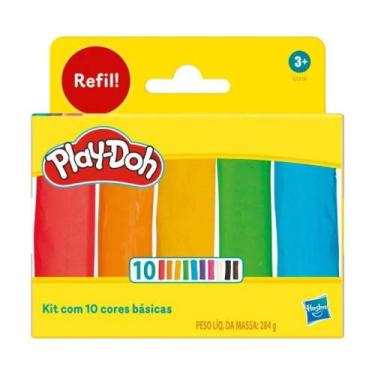 Imagem de Massinha play doh kit c/10 cores g1718 - HASBRO