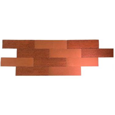 Imagem de Kit 290 Tijolinhos Autocolante 3D Estilo Pedra Lavável Fácil Instalaçã