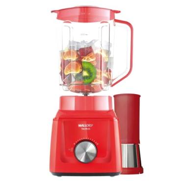 Imagem de Liquidificador Mallory Taurus Vermelho 12 velocidades 1300W - 110V